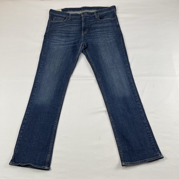 Hollister Other - Hollister California Men's Jeans 38x34 Slim straight Denim Dark Wash
